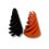Spiral Cone 3D Printed Model Orange M 2