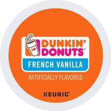 Capsules de café K-Cup Dunkin' saveur vanille française (24 unités)