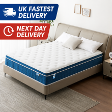 SEZMOONSI King Size Mattress 10.6 Inch, 5FT Medium