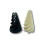Spiral Cone 3D Printed Model White M 2