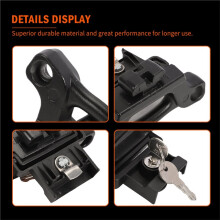 4 Pcs Car Box Link Bed Tie Downs Replaces HL3J-9927740-AD Tie Down Anchors Cleats Bed for F-150 F-250 HL3J9927740AD