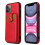 Compatível com iPhone 12 Pro - Capa com porta-cartões preta 5