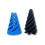 Spiral Cone 3D Printed Model Blue M 2