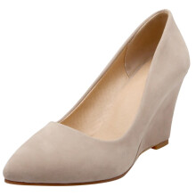 Beige Damenpumps, Business-Casual, Größe 7