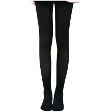 Damen-Bodystrumpf-Socken aus dünnem Samt, weiß/schwarz