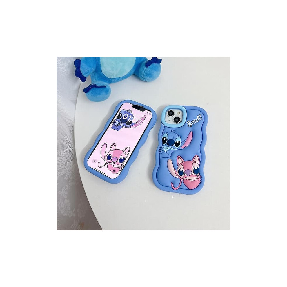 Lilo & Stitch Silicone Phone Case For Iphone 6 To 15 962029369219