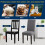 Stretch Chair Covers Grey 6-pack 3