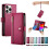 Samsung S22 PU Leather Wallet Case Red 7