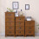 Shell-shaped antique bronze cabinet knobs 12 pcs 5