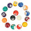 Resin Billiard Balls Eco-Friendly 38mm 16 pcs 2