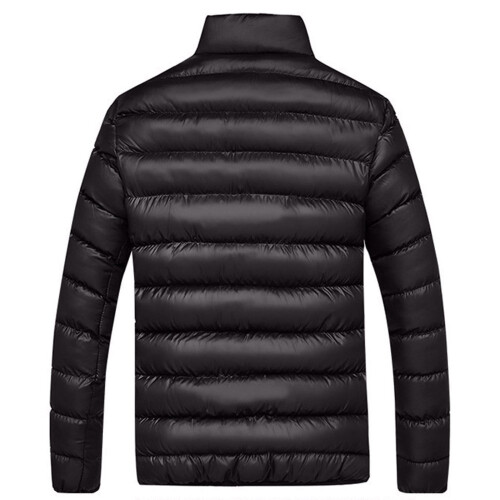 Ανδρικό Χειμερινό Μπουφάν Puffer Μαύρο Χοντρό Casual 2