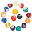 Resin Billiard Balls Eco-Friendly 38mm 16 pcs 6