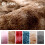 Soft warm shaggy round rug 140 cm 4