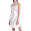 Damen-Nachthemd, Rundhalsausschnitt, einteiliges langes Kleid 2