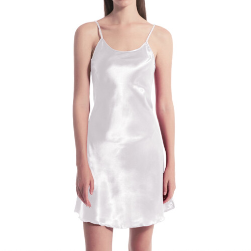Damen-Nachthemd, Rundhalsausschnitt, einteiliges langes Kleid 2