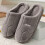 Women's Plush House Slippers Brown Size 10 1