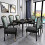 Jacquard stretch chair covers with backrest 4 pcs 3