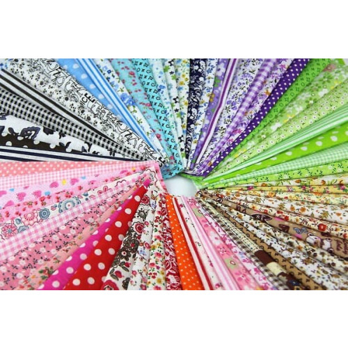 Cotton Fabric Pieces for Patchwork Crafts Pack 2