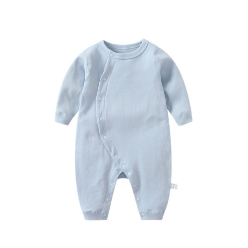 Babybody, langärmelig, hellblau, Größe 85