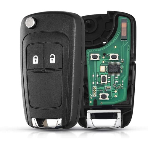 Remote Key Case for Vauxhall Opel 2-Button with Blade 2