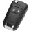 Remote Key Case for Vauxhall Opel 2-Button with Blade 6