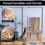 Chair Protector Plastic Transparent Dining Cover 2