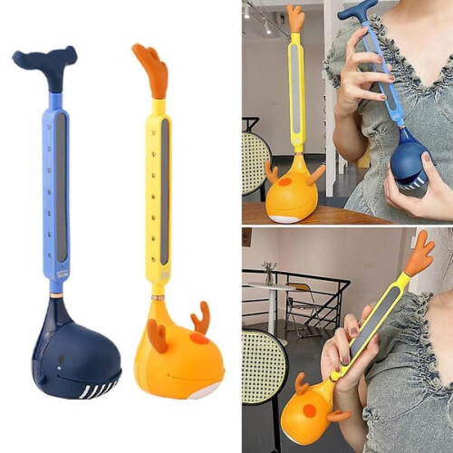 Otamatone electronic musical instrument yellow 1
