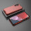 Galaxy A14 case shockproof honeycomb texture red 3