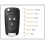 2-Button Remote Key Case for Vauxhall Opel Key Shell with 2