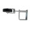 Heavy Duty Rubber-Damped Spring Gate Wheel, 1 pc, Black 3