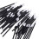 Black Disposable Lip Brush Gloss Wands 100pcs 5