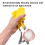 Silicone Duck-Bill Dog Muzzle Adjustable for Small to 4