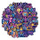 Neon graffiti stickers 100 pieces 2