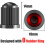 Tire Valve Caps with O-ring Universal 10 pcs 4