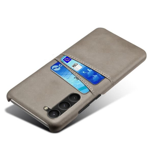 KSQ Galaxy S23 Plus case with 2 card slots grey 2