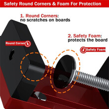 Adjustable Cabinet Door Installation Positioner, Cabinet Door Mount Locator Versatile Hardware Jig for Woodworking