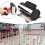 Retractable Barrier Strips Wall Mount Crowd Control System for Playgrounds and Schools 3