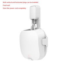 Wall Mount for Eero Pro 6 WiFi Router Holder Outlet Stand Space Saving Without Messy Wires for Amazon Eero Pro 6(White)