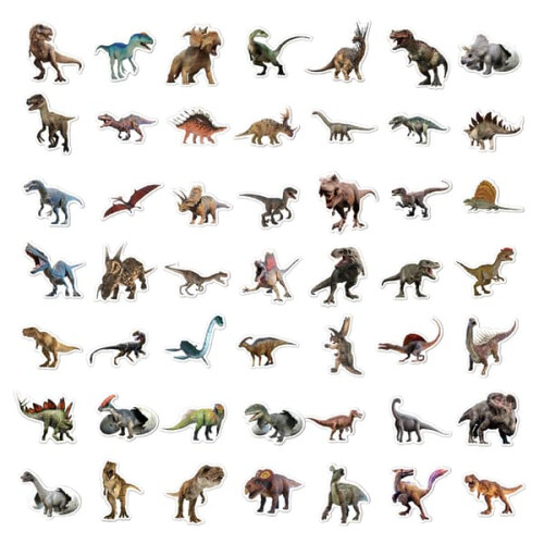 Jurassic dinosaur stamps sheet 100 2