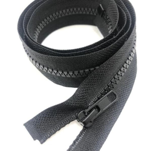 PC split zipper 70 cm black 2