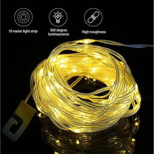 Waterproof Portable Foldable String Lights Outdoor Camping 2