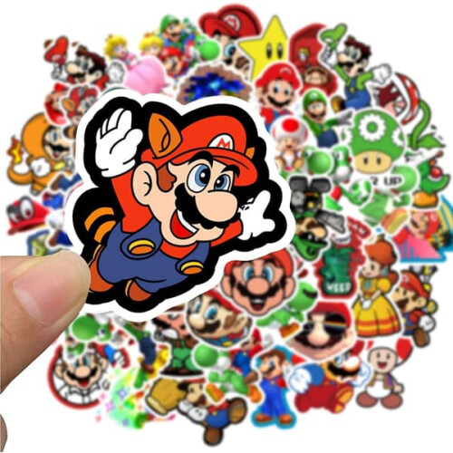 Super Mario vinyl sticker set 100 pcs 2