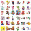 Super Mario vinyl sticker set 100 pcs 4
