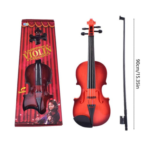 Kids' Simulated Acoustic Violin Toy with Strings 2