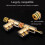 Banana Plugs 45 Angled Screw Locking Gold 2 pcs 2