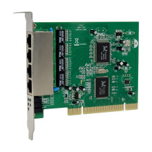 Fast Ethernet 100Mbps Board PCIE 4 Port RJ45 Network RTL8305+8100CL Chipset for Desktop PC