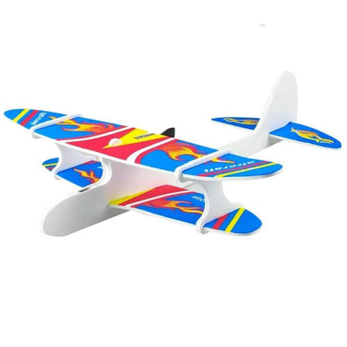 Rechargeable Glider Plane Blue Outdoor Toy 2