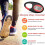 3D Step Counter with Neck Strap and Carabiner 2