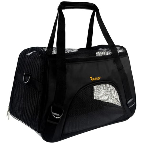 Animal Transport Bag Black 8 kg 1