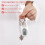 3D Step Counter with Neck Strap and Carabiner 5